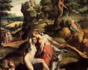 巴托罗美奥 斯普朗格 : Venus and Adonis